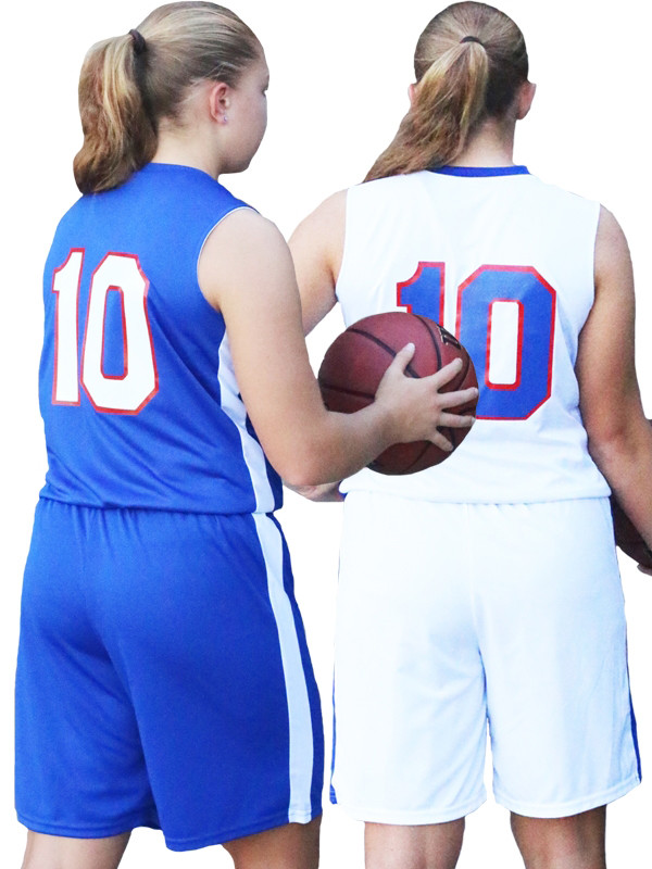 Womens/Girls "Technical" Reversible Basketball Uniform Set All Sports