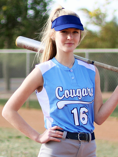 Womens Storm Two-Button Softball Jersey