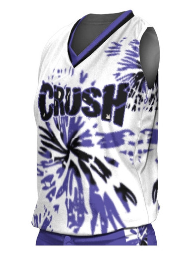 Control Series Premium - Womens/Girls Ombre Custom Sublimated Button  Front Softball Jersey