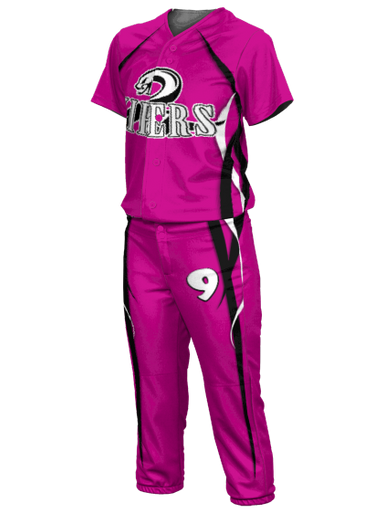 Control Series - Adult/Youth Scorpion Custom Sublimated Button Front Baseball Jersey