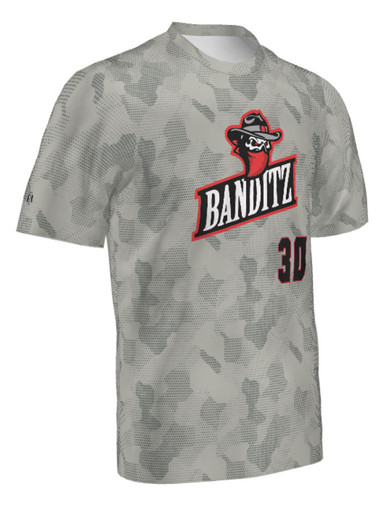 Quick Ship Plus - Adult/Youth Camo Custom Sublimated Baseball Jersey