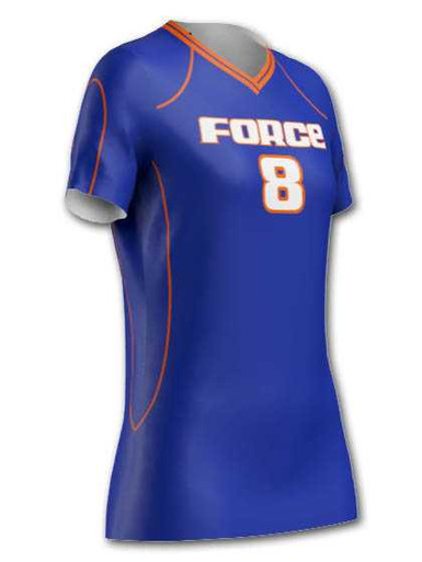 Control Series Net Short Sleeve Custom Sublimated Volleyball Jersey All Sports Uniforms