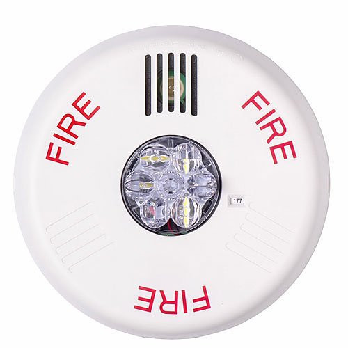 LED HORN STROBE CEILING WHITE