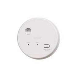 Photoelectric Smoke Alarm, 120V AC with 9V