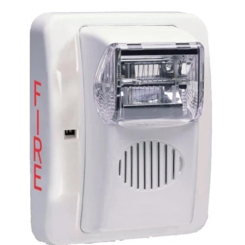 STROBE, WALL WHITE 24VDC