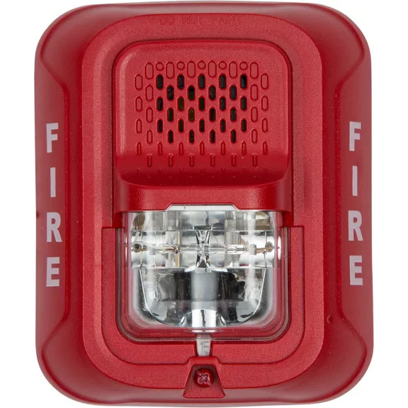 HORN STROBE 2W RED WALL