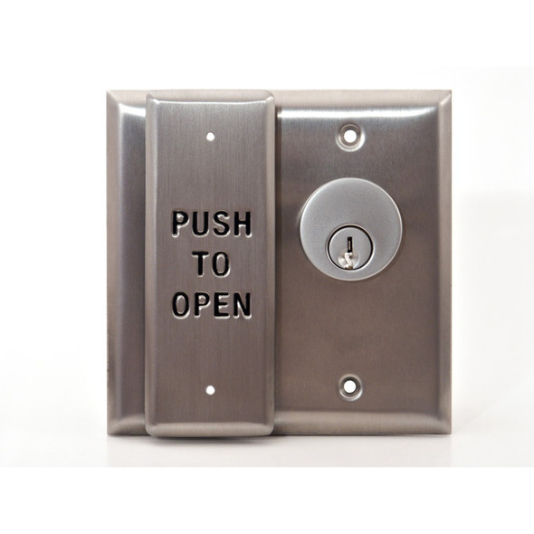 Double Gang Combination Keyswitch/Push Switch