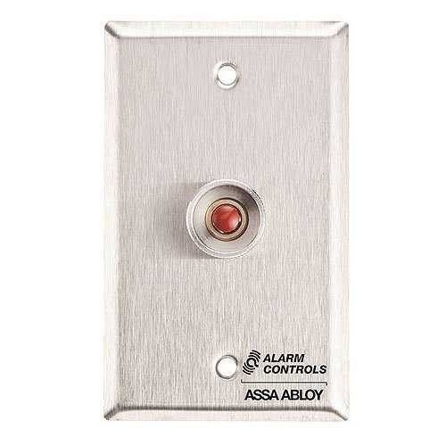 Remote Wall Plate with N/O Red Push Button