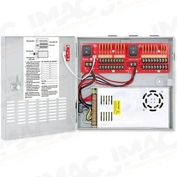 SWITCHING CCTV POWER SUPPLY. 18 outputs