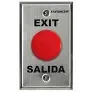 1½in RED MUSHROOM-CAP BUTTON.
