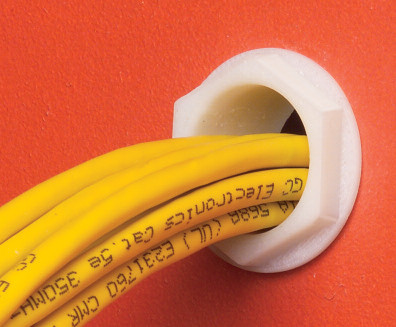 3/4-inch white plastic bushing