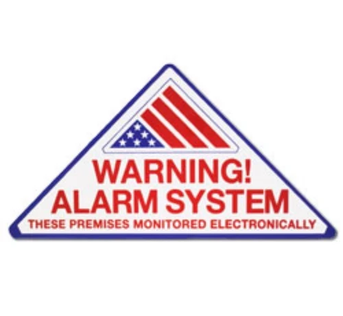 ALARM DECALS 100PK