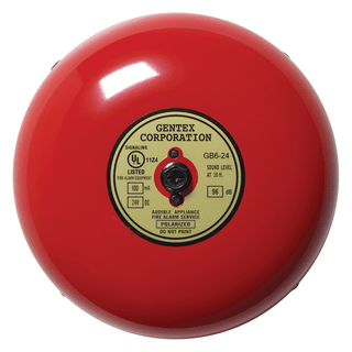 6" ALARM BELL 24VDC 4" base