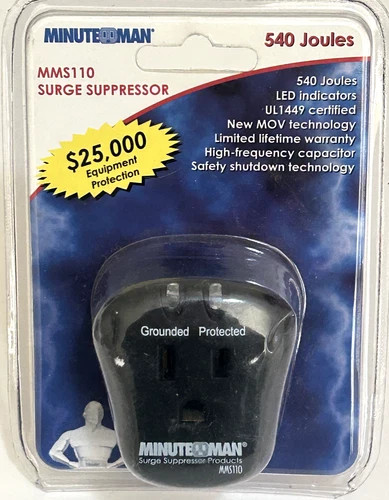 Single Outlet Surge Suppressor