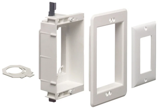 Recessed Low-Voltage Mounting Bracket 1-Gang