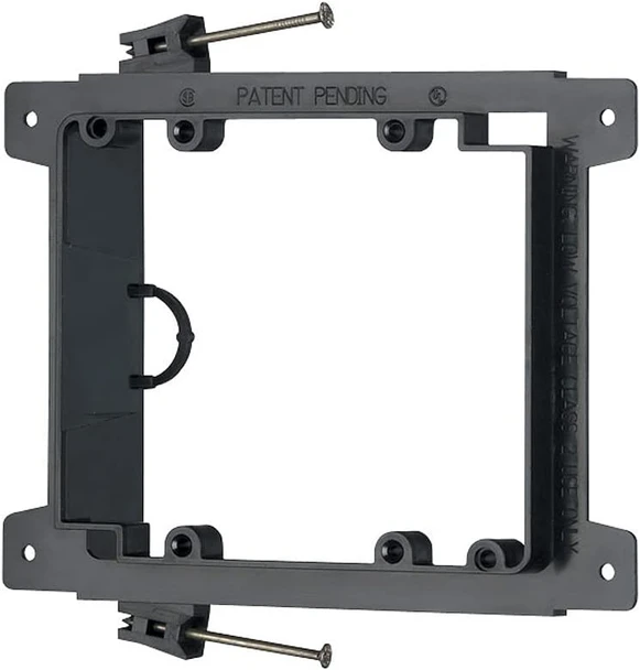 Two-Gang Low Voltage Nail-On Mounting Bracket