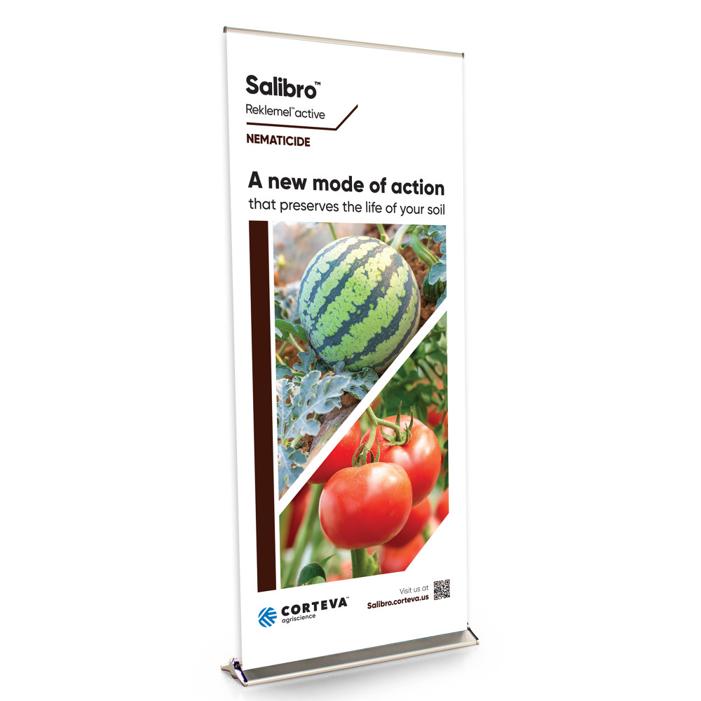 Salibro Watermelon/Tomato 36-inch Wide Bannerstand