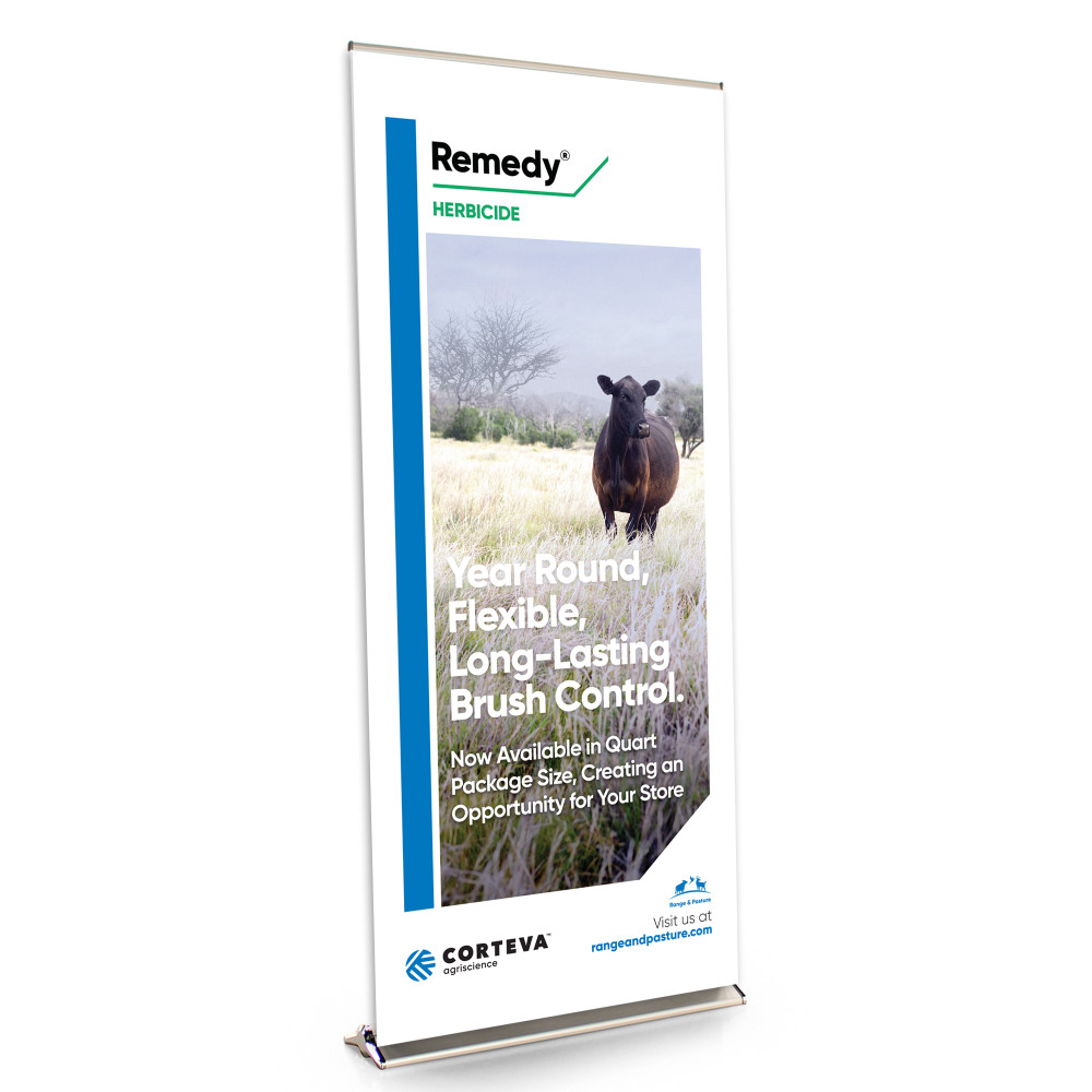 Corteva Range & Pasture’s Remedy 36-inch Wide Bannerstand