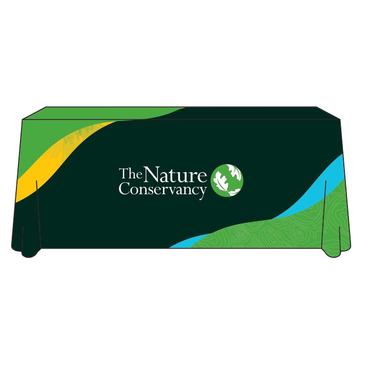 The Nature Conservancy 3-sided 6-foot Tablecloth - 3