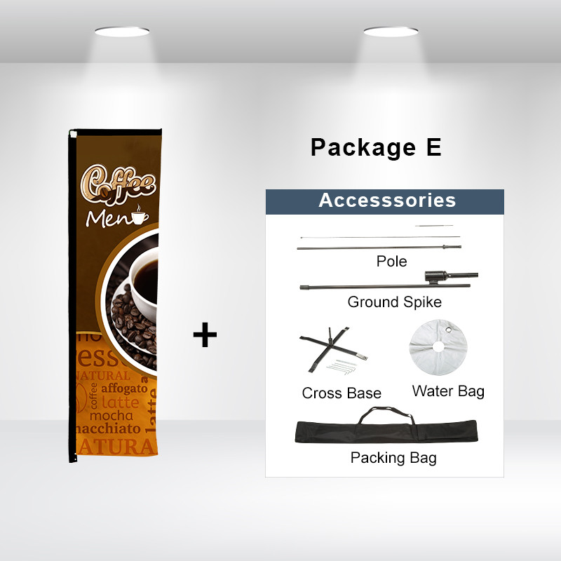 Rectangular Advertising Feather Flag