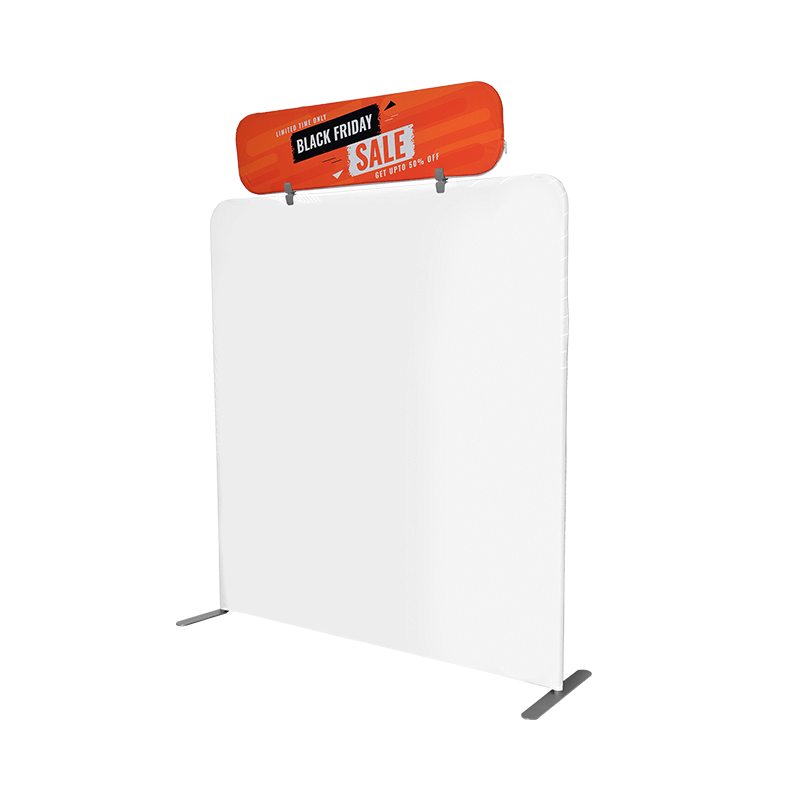 Modular Backdrop Rectangular Fabric Header