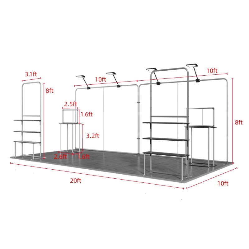 Custom 10x20 Trade Show Booth Kit #1