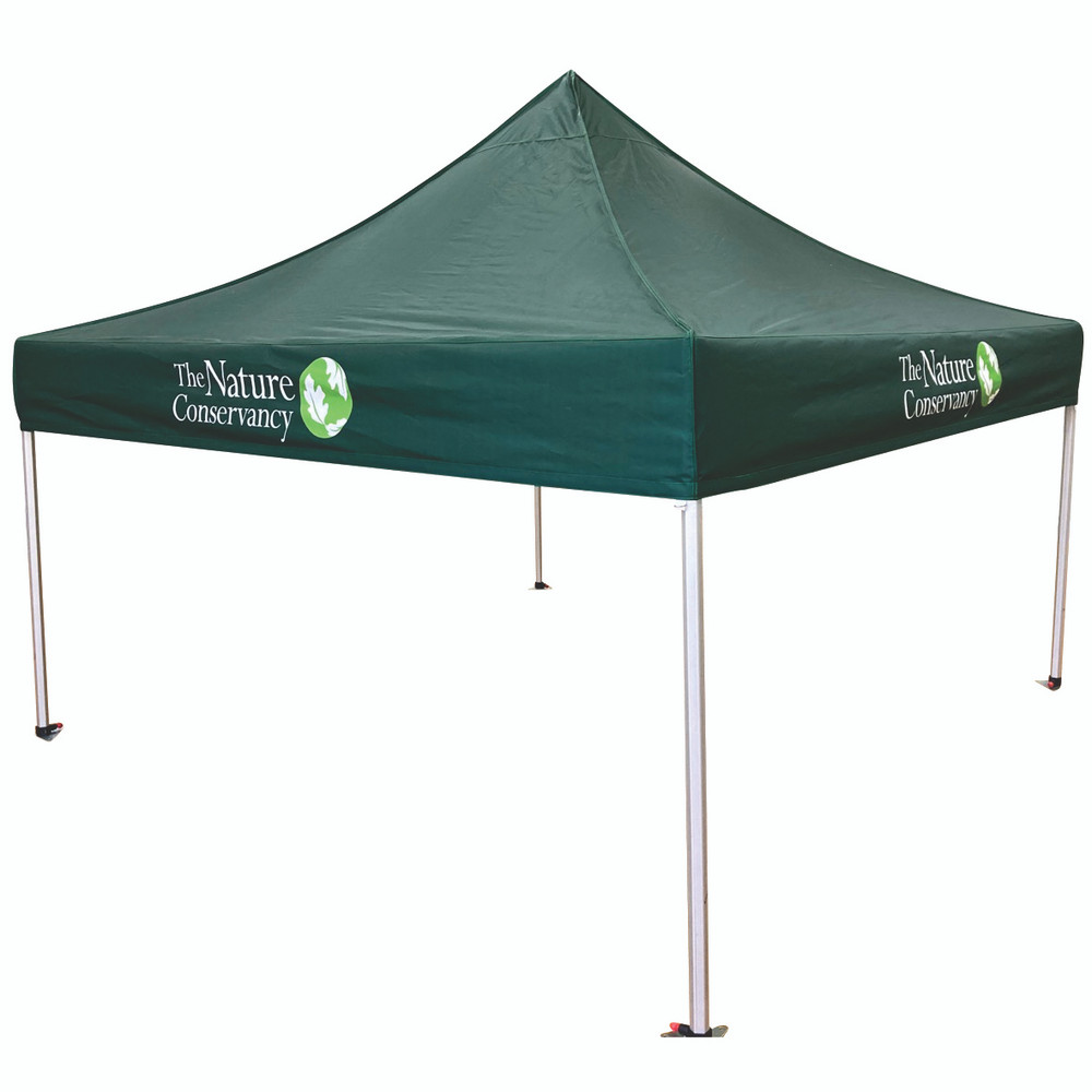 Green Custom Canopy Pop-Up Tent | Custom Banner Lab