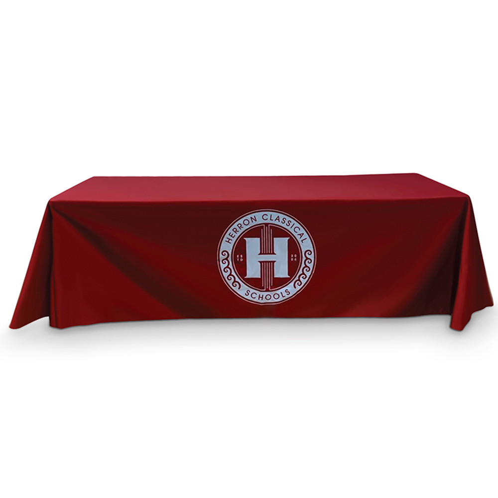 4-Sided Closed-Back Custom Tablecloth