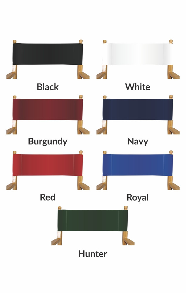 Directors Chair Canvas Replacements with Logo or Name