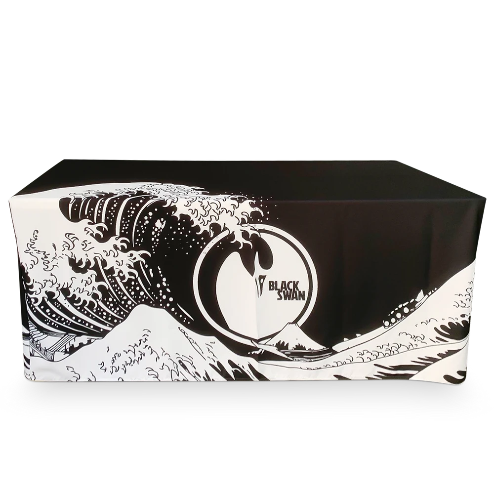 Fitted Edge to Edge Custom Printed Tablecloth