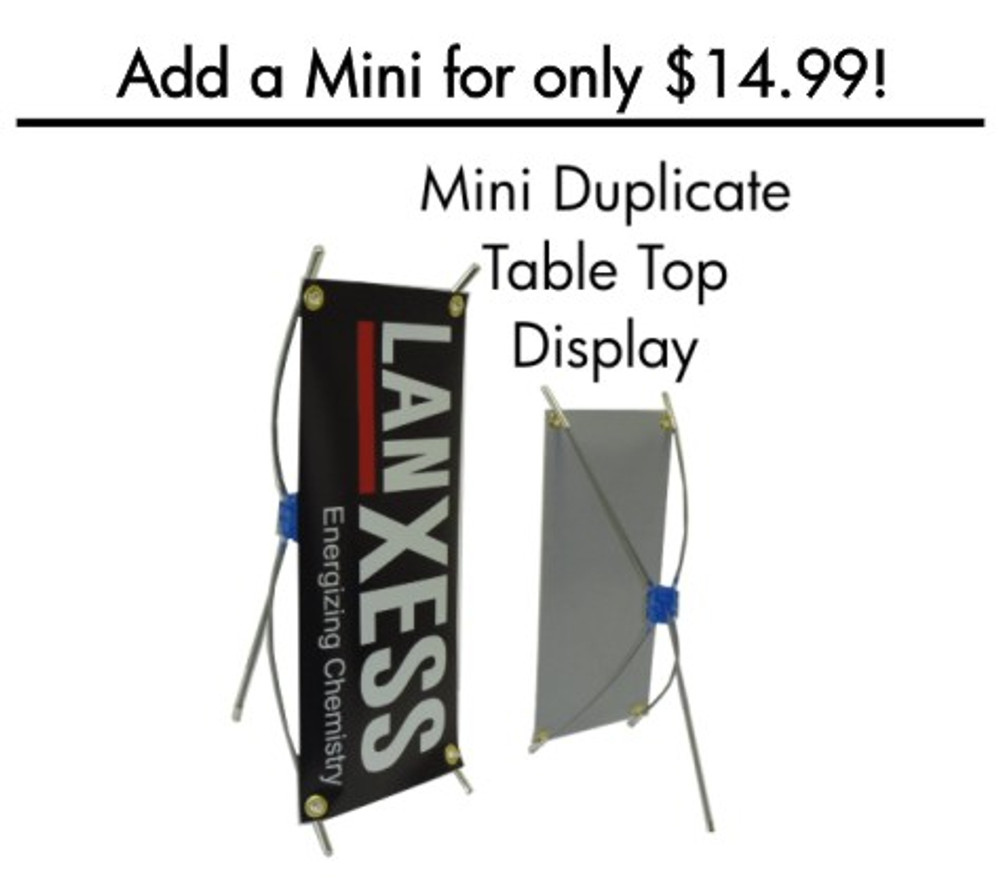 Lightweight Banner Stand-mini table top version