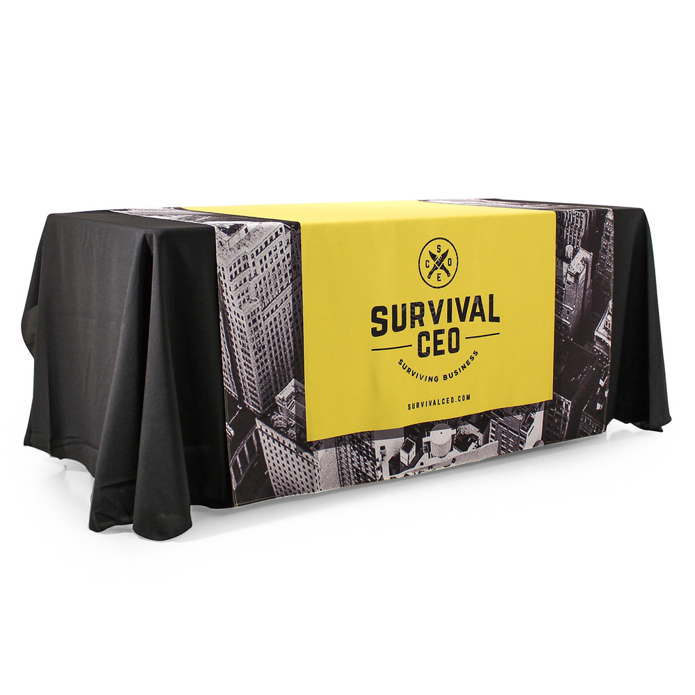 57" Wide Runner (shown on 6-Foot wide tablecloth)