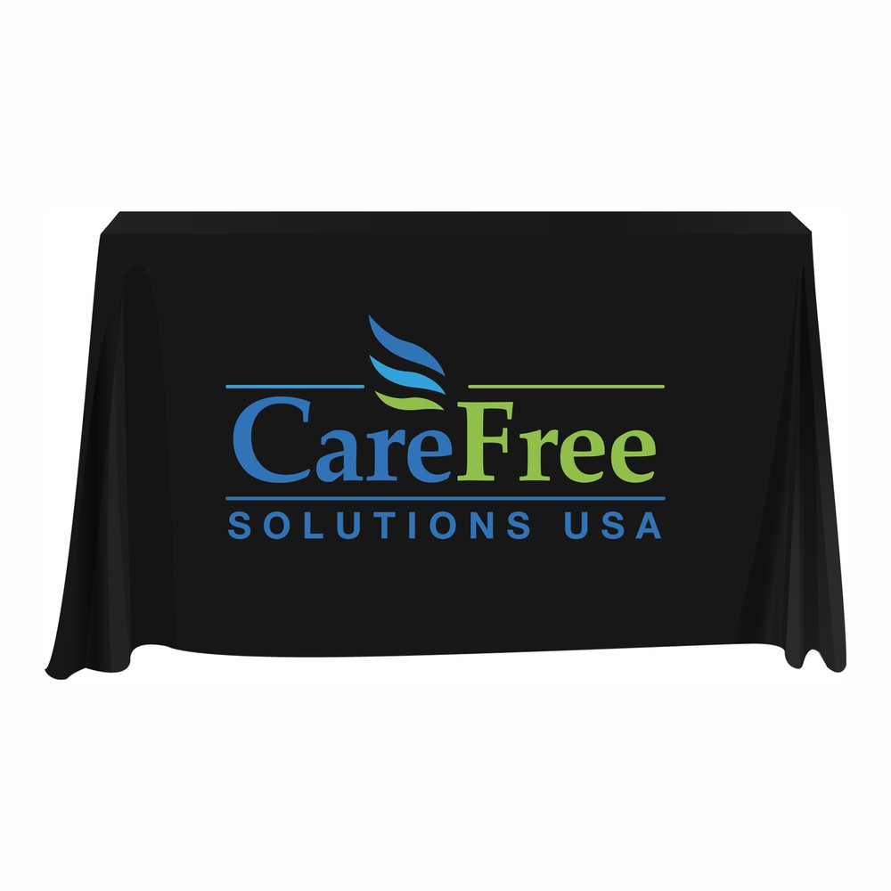 CareFree Solutions 3 Sided Open-Back Tablecloth