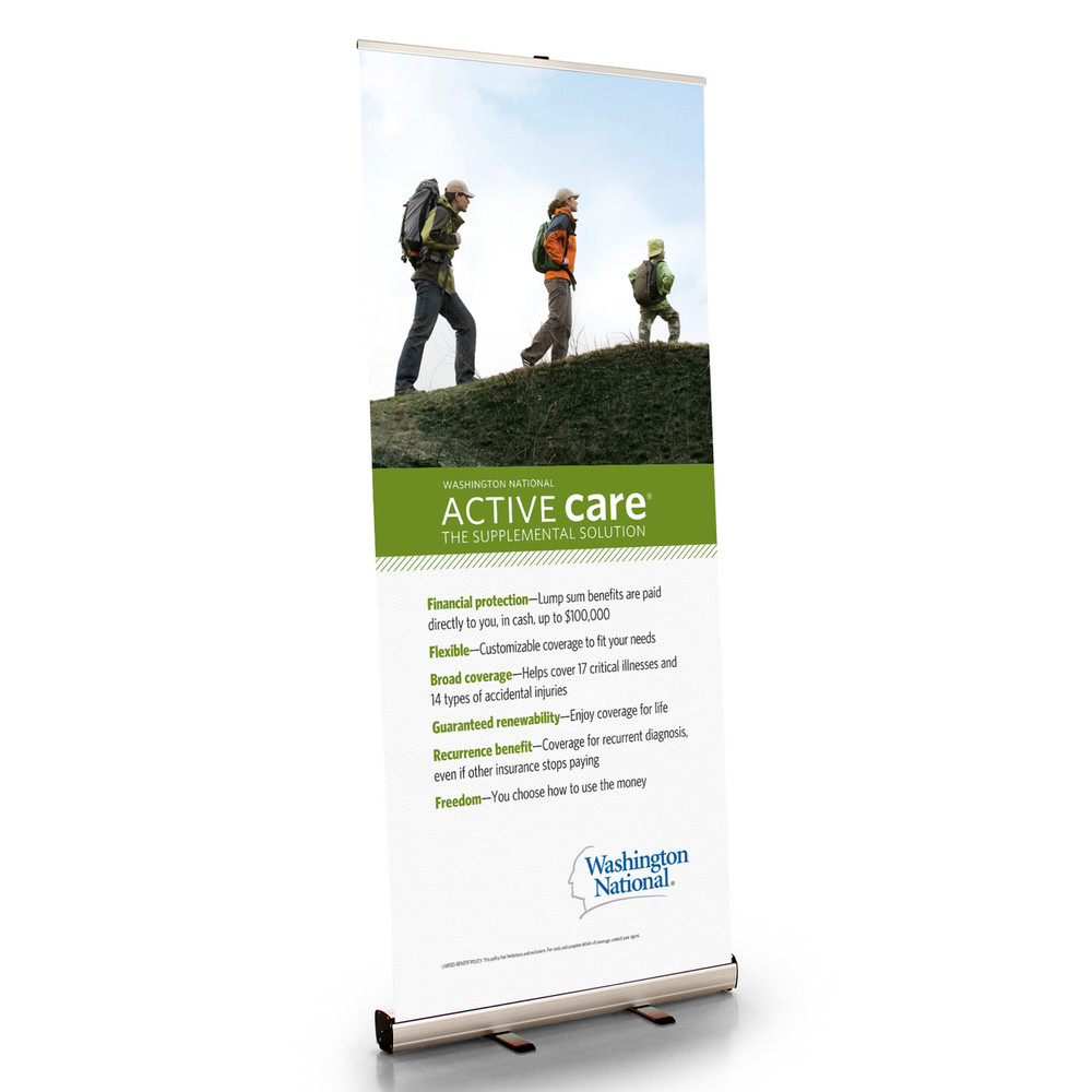 Active Care Retractable Bannerstand