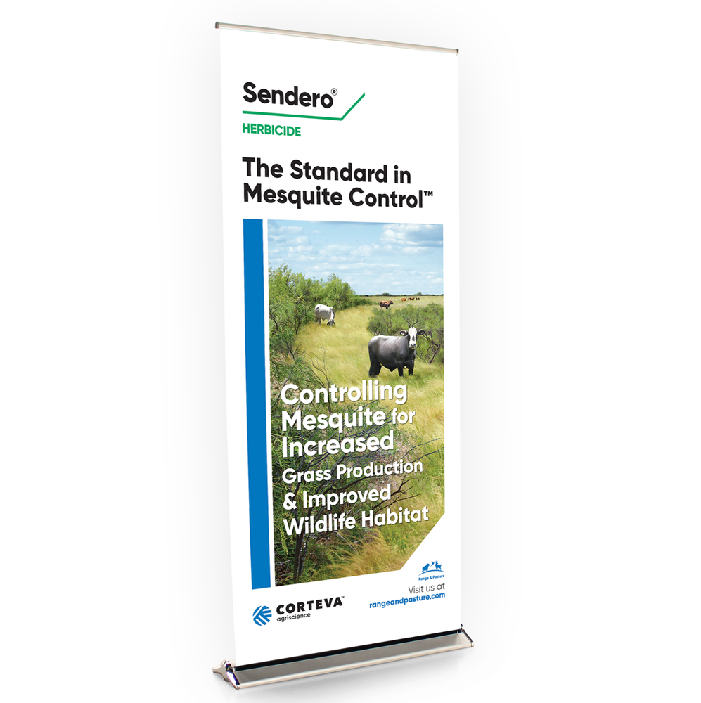 Sendero 36-Inch Wide Bannerstand