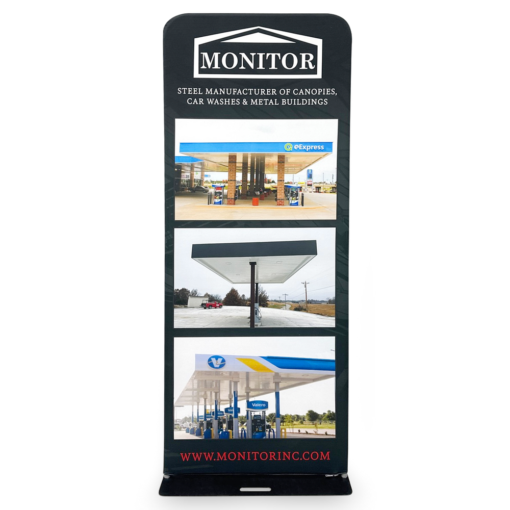 SKYTALL - 33.5 Inch Wide Fabric Banner Display
