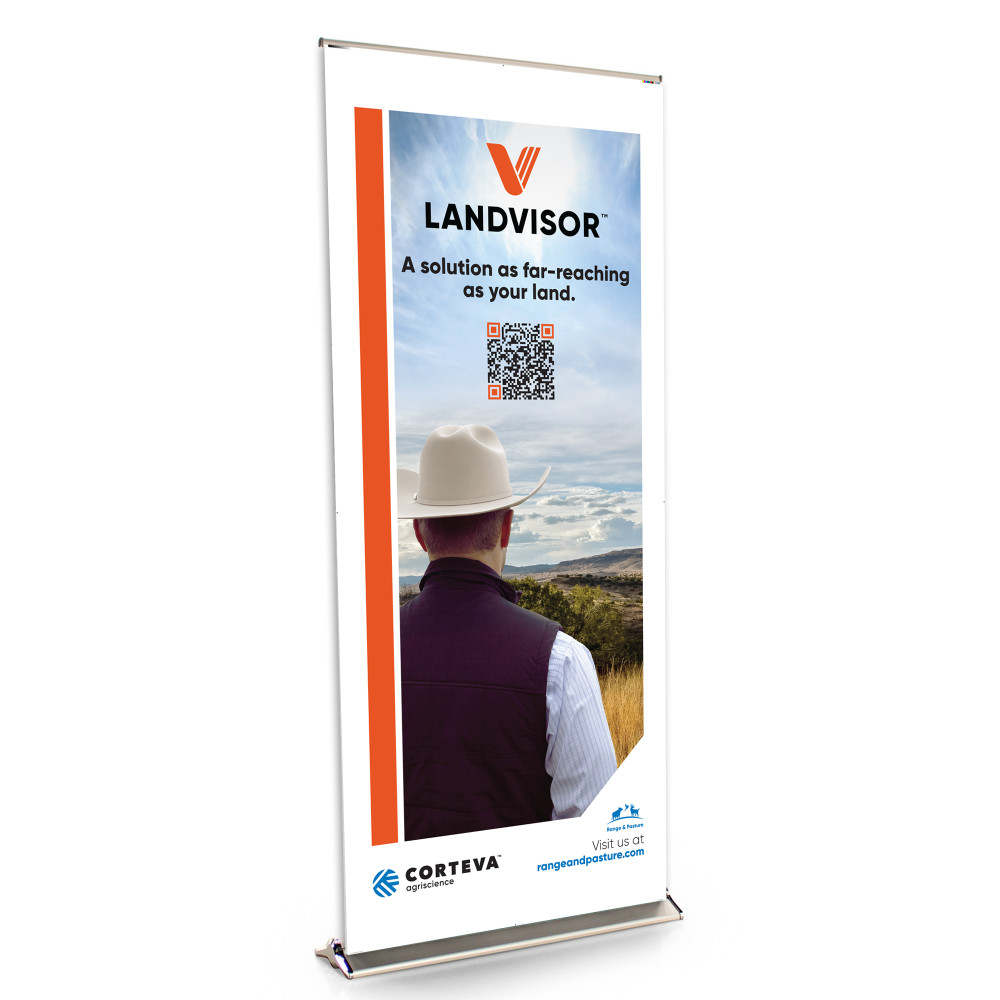 LandVisor Version 2 36-inch Banner Stand
