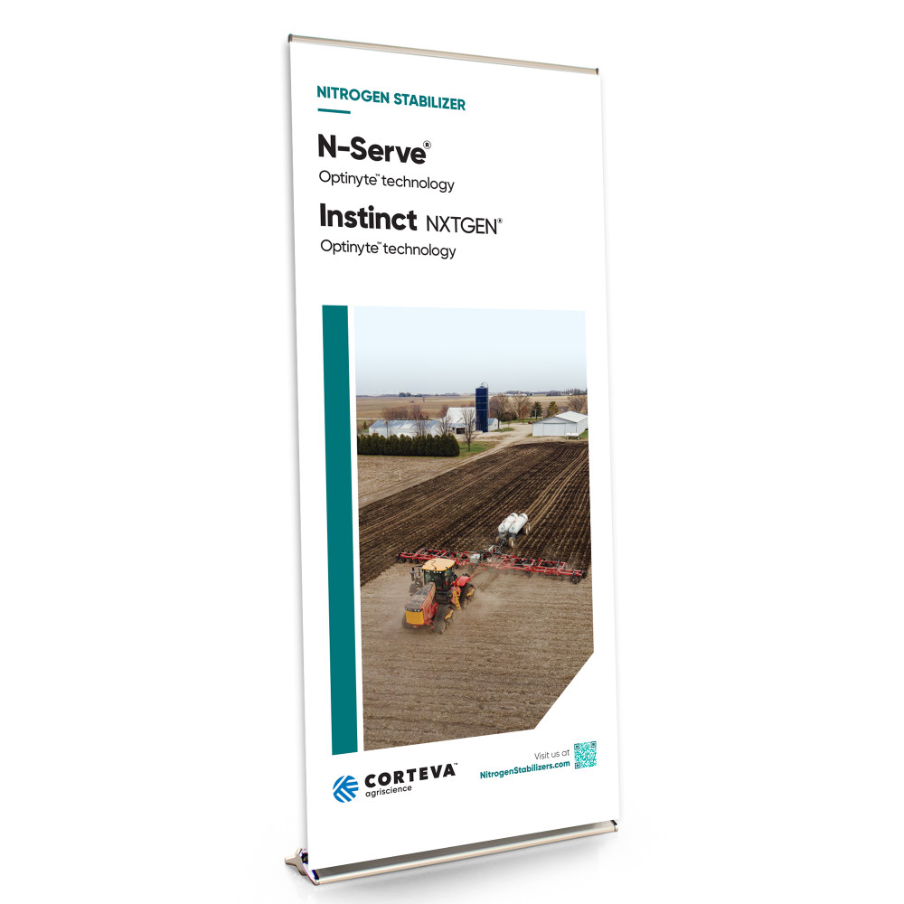 Nitrogen Stabilizer Portfolio 36-Inch Wide Bannerstand - VERSION 2