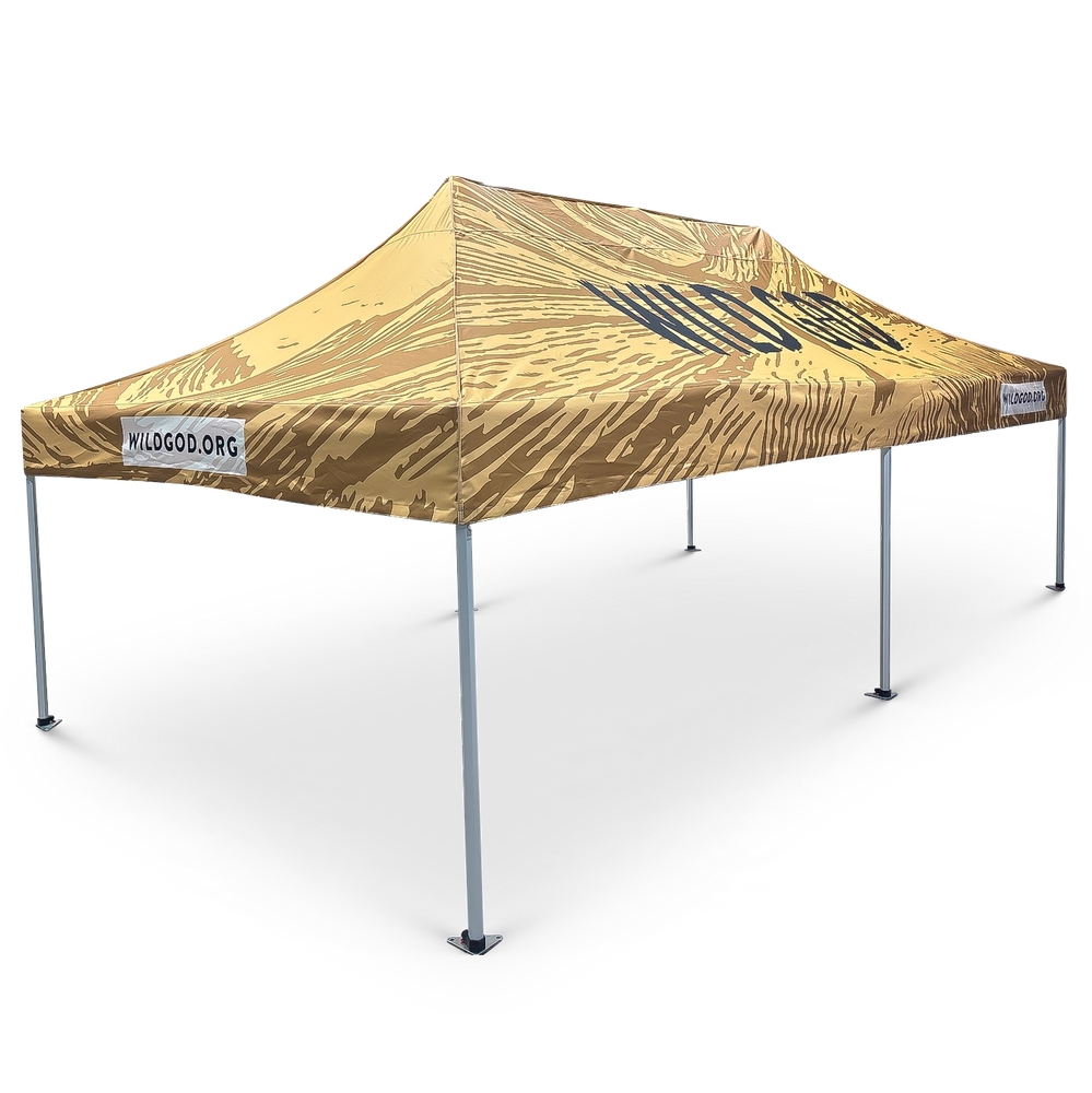 Custom 10 x 20 Dye Sublimated Edge-to-Edge Printed Event Tent