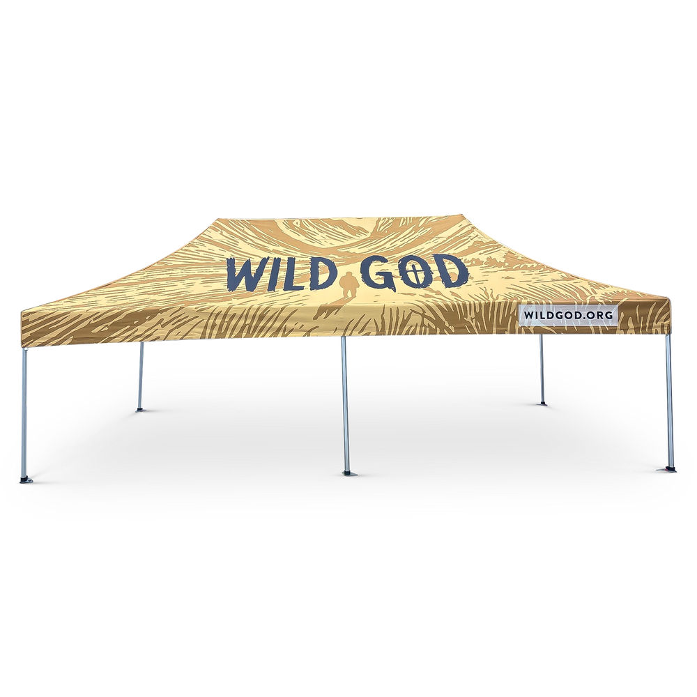 Custom 10 x 20 Dye Sublimated Edge-to-Edge Printed Event Tent