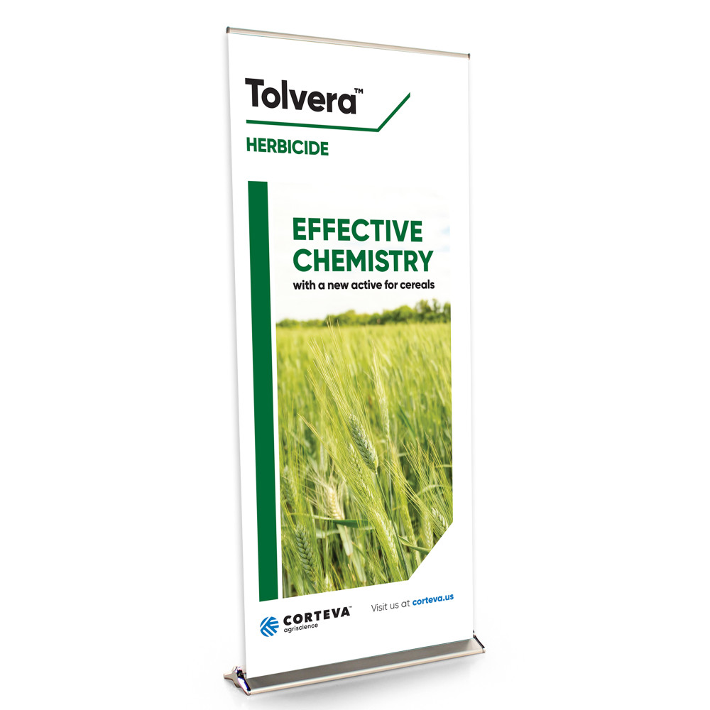 TOLVERA 36-inch Wide Bannerstand