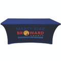 Open-Back Custom Printed Logo Stretch Tablecloth