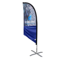Angled Razor Feather Flag | Outdoor Banner Flag