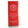 Custom 33.5-Inch Wide Retractable Banner for Churches