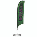 Custom Outdoor Feather Flag for Churches (EZ Switch Out Graphic for New Series)