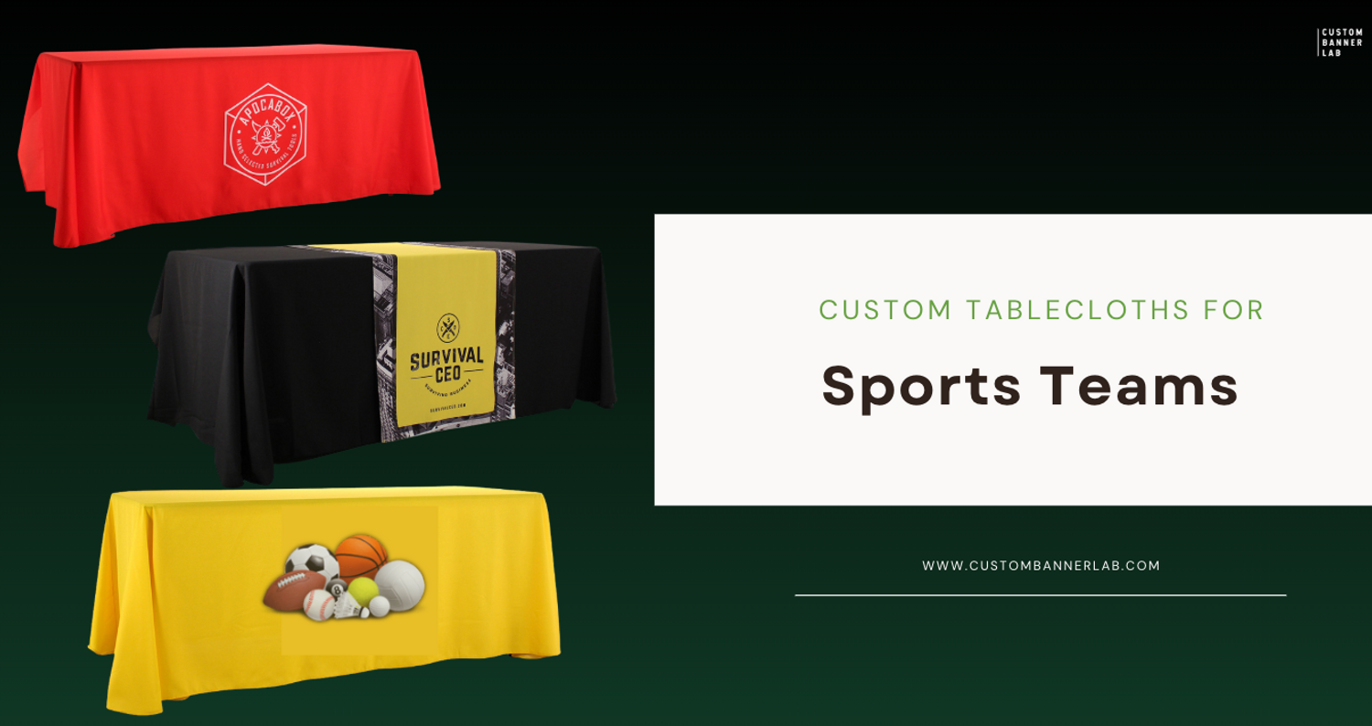 Tips on Designing the Perfect Custom Tablecloth for Sports Teams