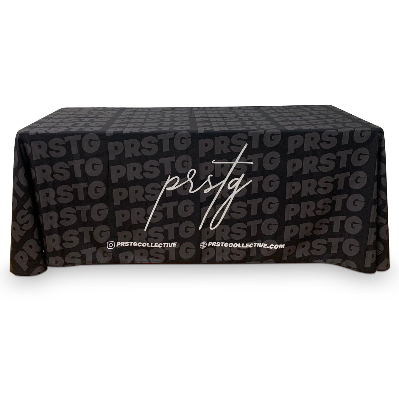4-Sided Closed-Back Edge to Edge Custom Printed Tablecloth