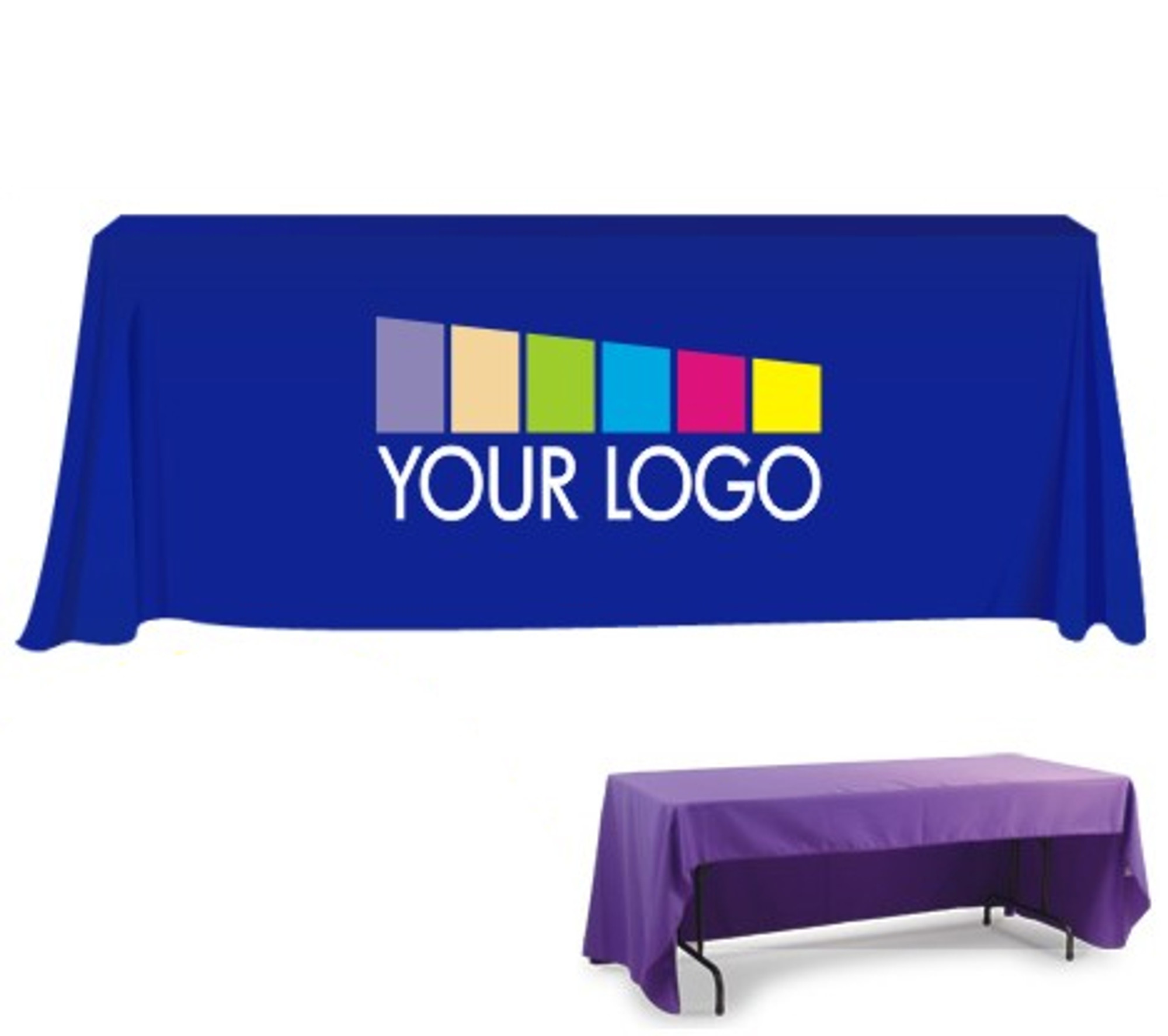 table covers with logo