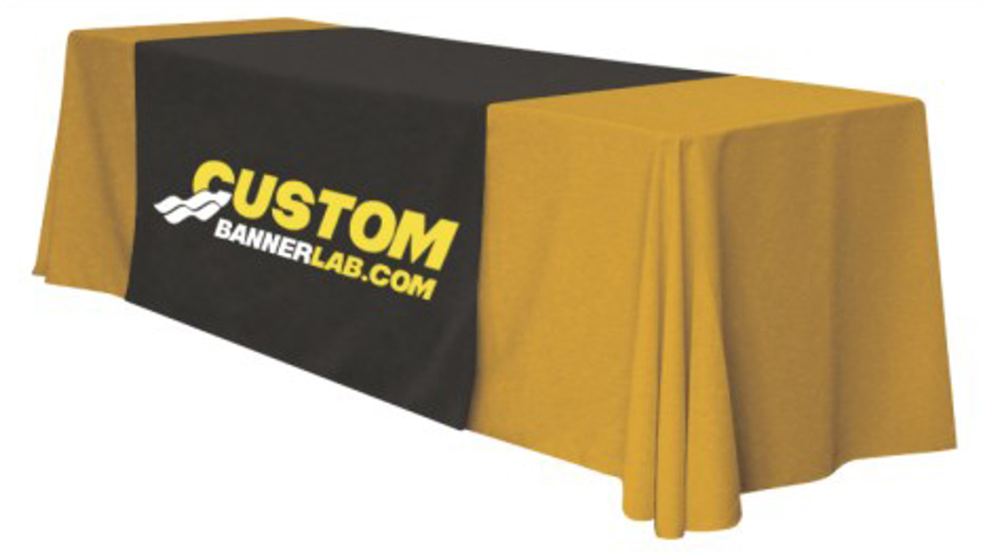 tablecloth printed logo