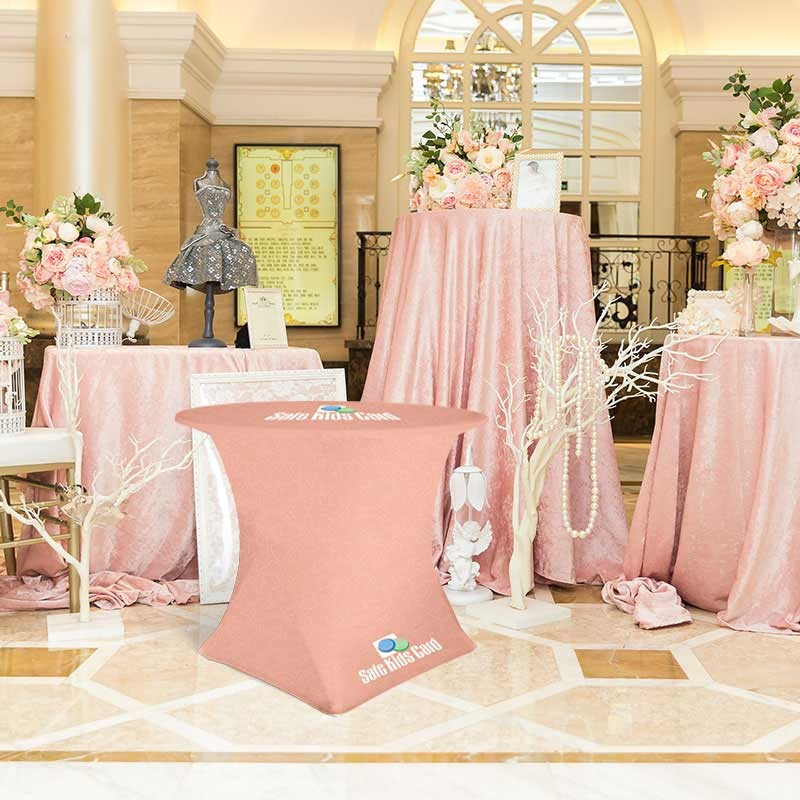 Custom Logo Tablecloth Promotional Table Covers